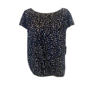 VINCE CAMUTO Pullover Cap Sleeves Blouson Elastic Neck & Waist Blouse (1X) NWT